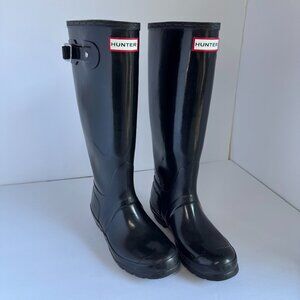 Hunter Original Gloss Black Boots - Women’s US 6 / Men’s US 5 (EU 37)